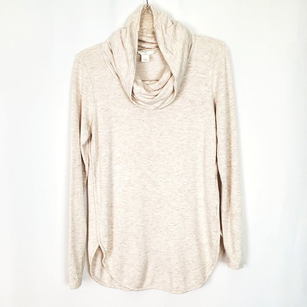 Loft Outlet Lounge Funnel Cowl Neck Top